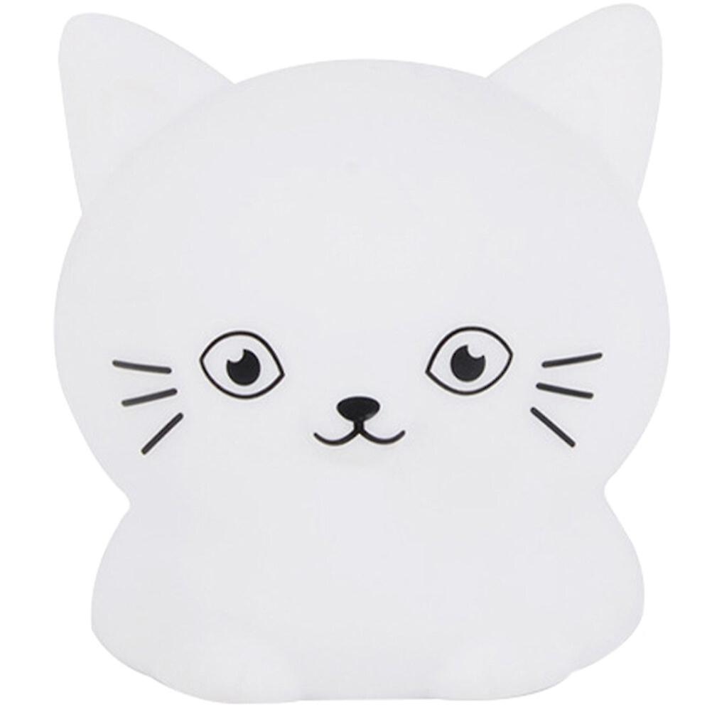 Cat Night Light Usb Rechargeable Nursing Light Kids Cartoon Night Light