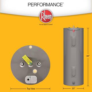 Rheem Performance 50 gal. 4500 -Watt Medium Electric Water Heater with 6 Year Tank Warranty and 240 volt Connection XE50M06ST45U1