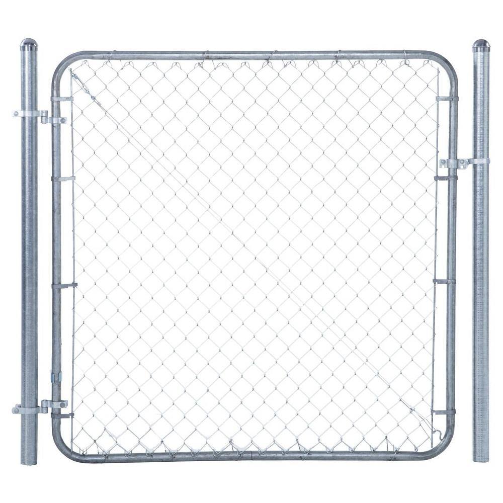 Fit-Right 6 ft. W x 6 ft. H Metal Adjustable Walk Gate Kit CL 013629