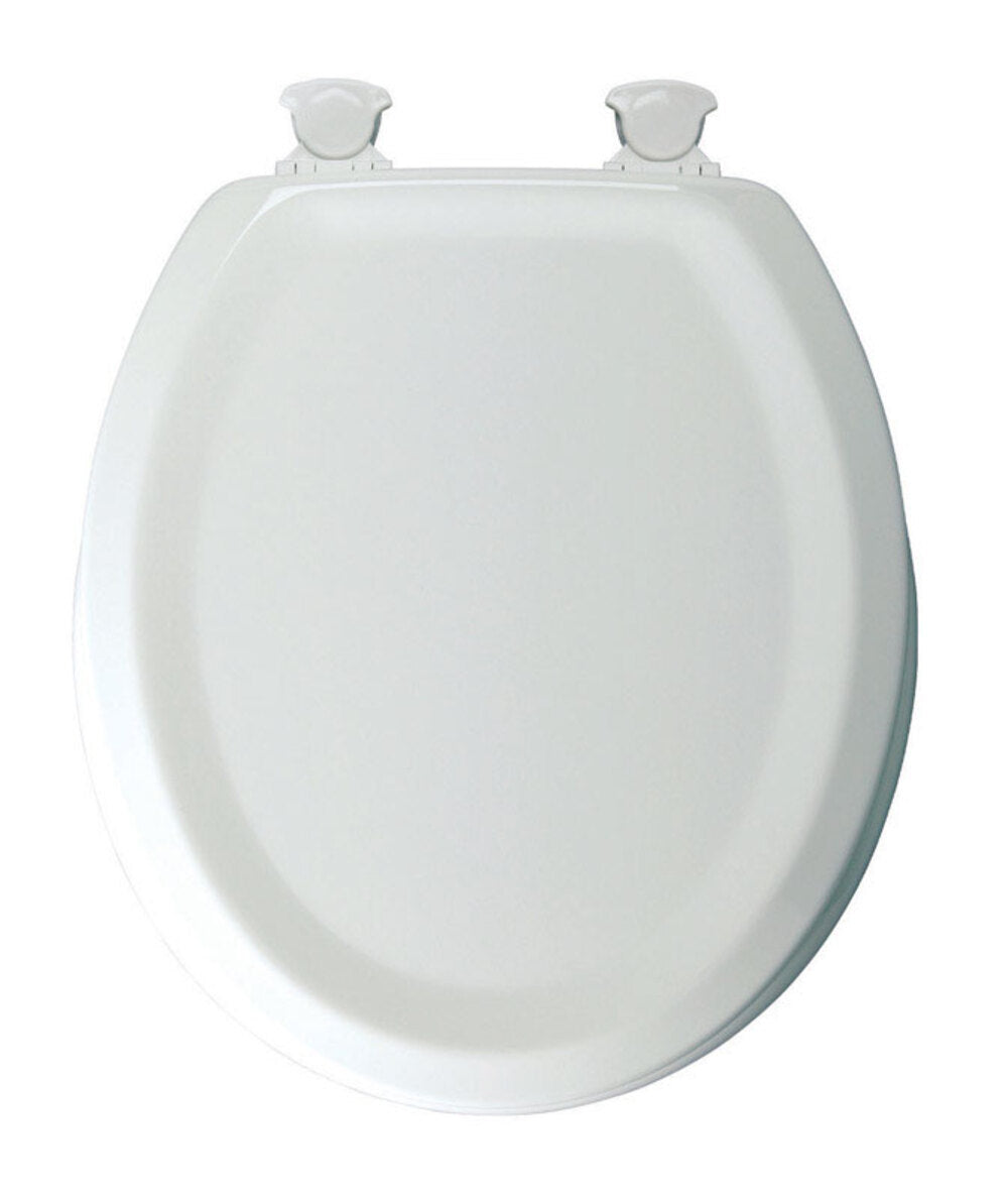 TOILET SEAT RND SCLPT WH