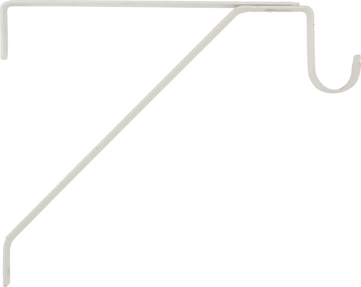 National Shelf Rod Bracket White