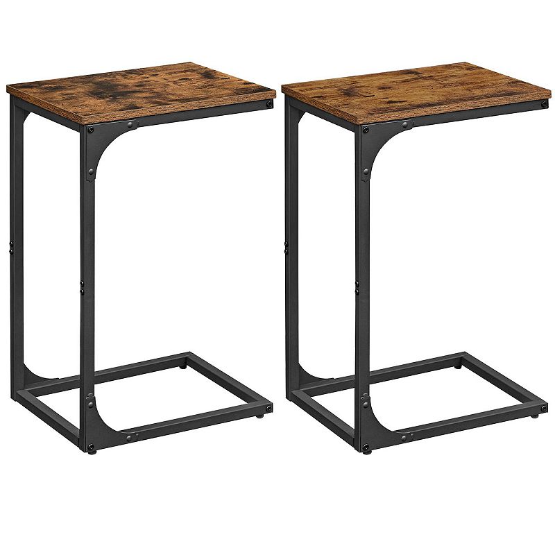 C-shaped End Table Set Of 2