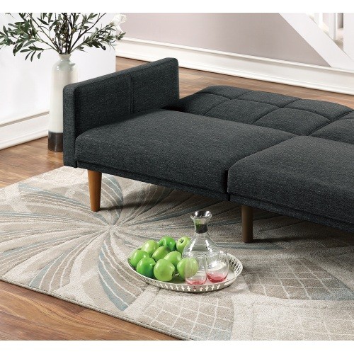 Transitional Look Living Room Sofa Couch Convertib...