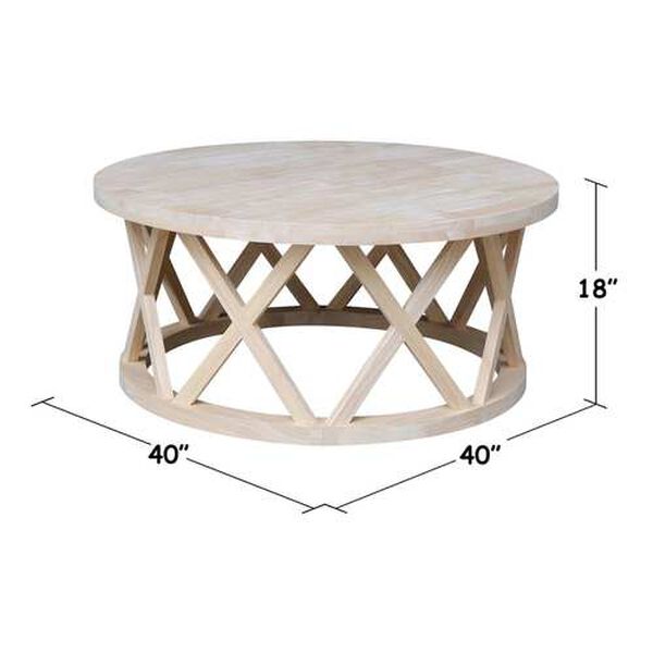 Round Ceylon Coffee Table