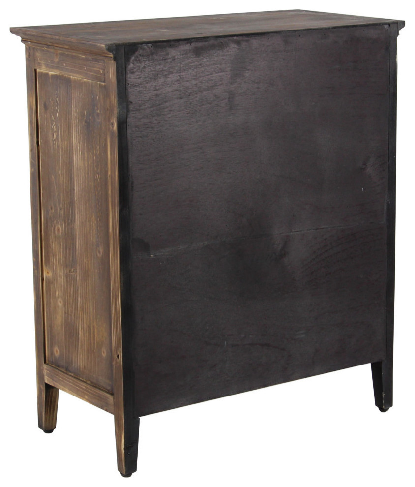 Brown Chinese fir wood Farmhouse Cabinet 42974   Farmhouse   Accent Chests And Cabinets   by Brimfield  ampMay  Houzz