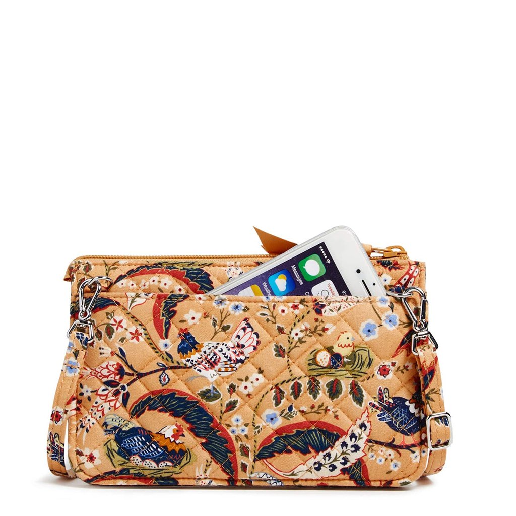 Vera Bradley  RFID Wallet Crossbody in French Hens