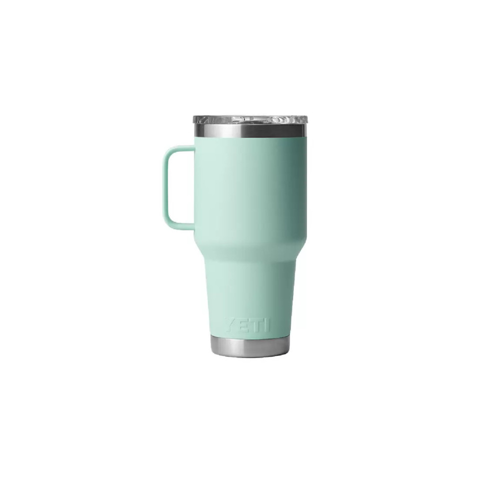 Yeti Seafoam Rambler 30oz Travel Mug with Stronghold Lid