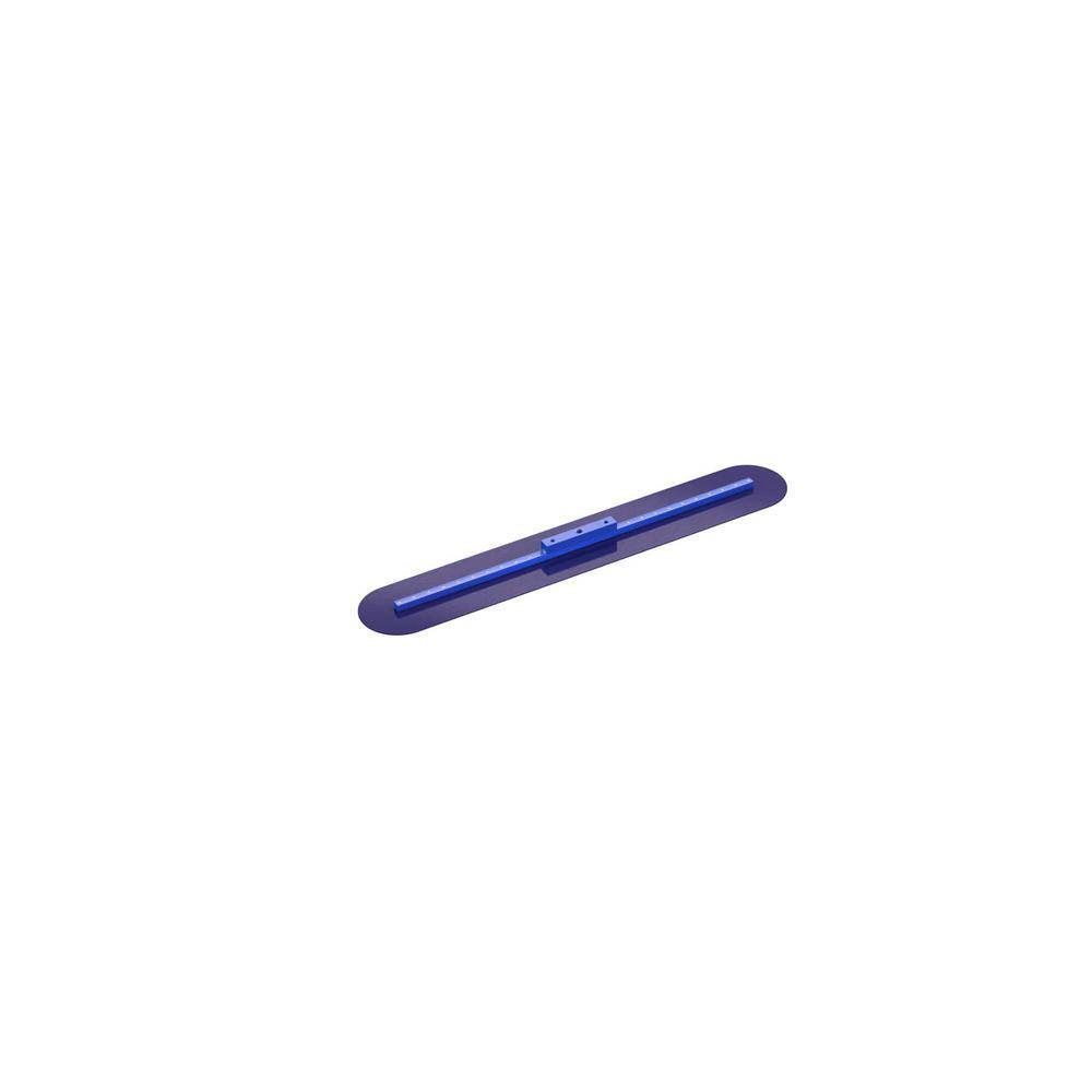 Bon Tool 30 in. x 5 in. Round End Blue Steel Fresno Finishing Trowel 22-354