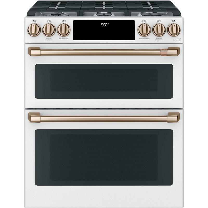 GE Cafe CC2S950P4MW2 DualFuel DoubleOven Range with Convection Matt