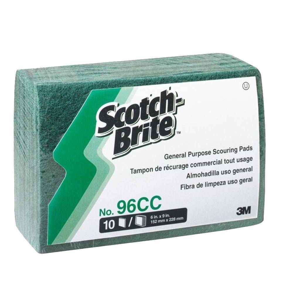 Scotch-Brite 6 in. General Purpose Scouring Pad (10-Pack) MMM96CC