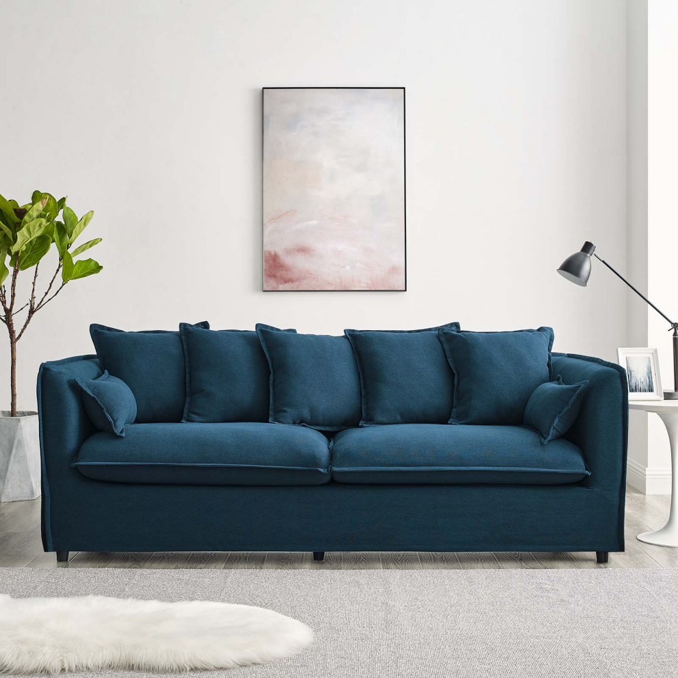 Avalon Slipcover Fabric Sofa   Contemporary   Sofas   by Modway  Houzz