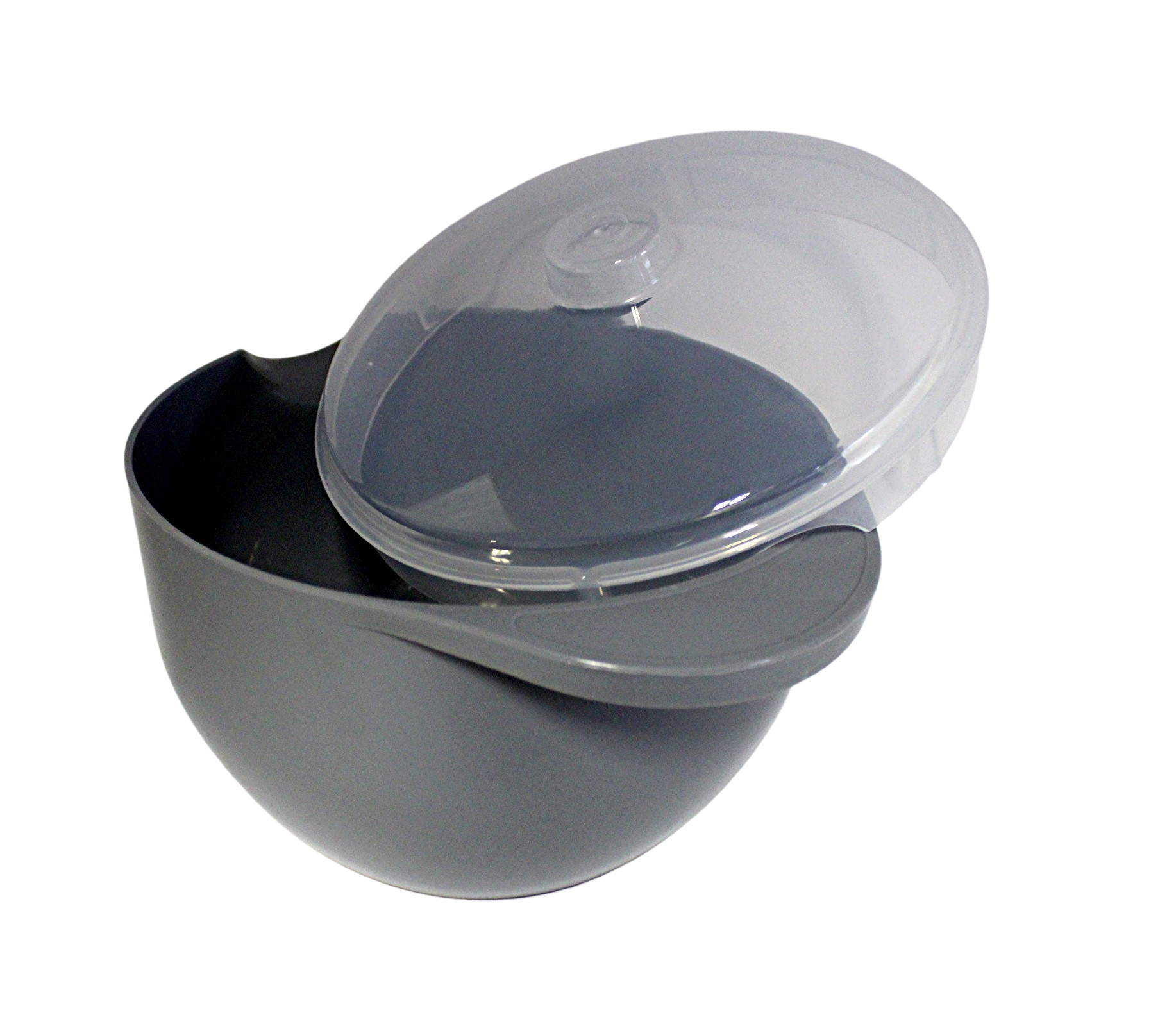 Microwave Soup and Stew Maker Microwave Bowl with Spout and Splash Cover 1.2 Liter