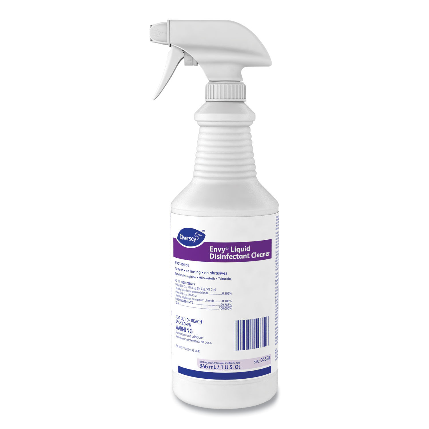 Envy Liquid Disinfectant Cleaner by Diverseyandtrade; DVO04528