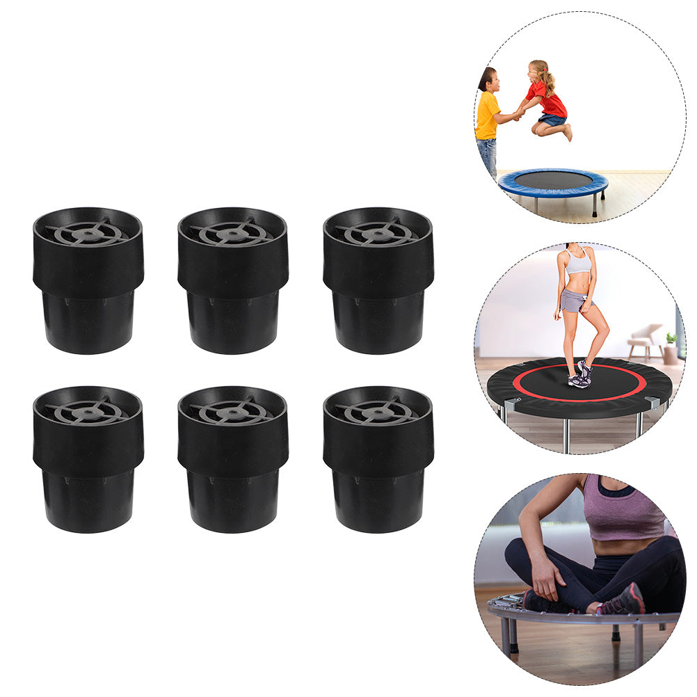 Hemoton 1 Set 8Pcs Trampoline Leg Covers Anti-skid Trampoline Feet Covers (Black)