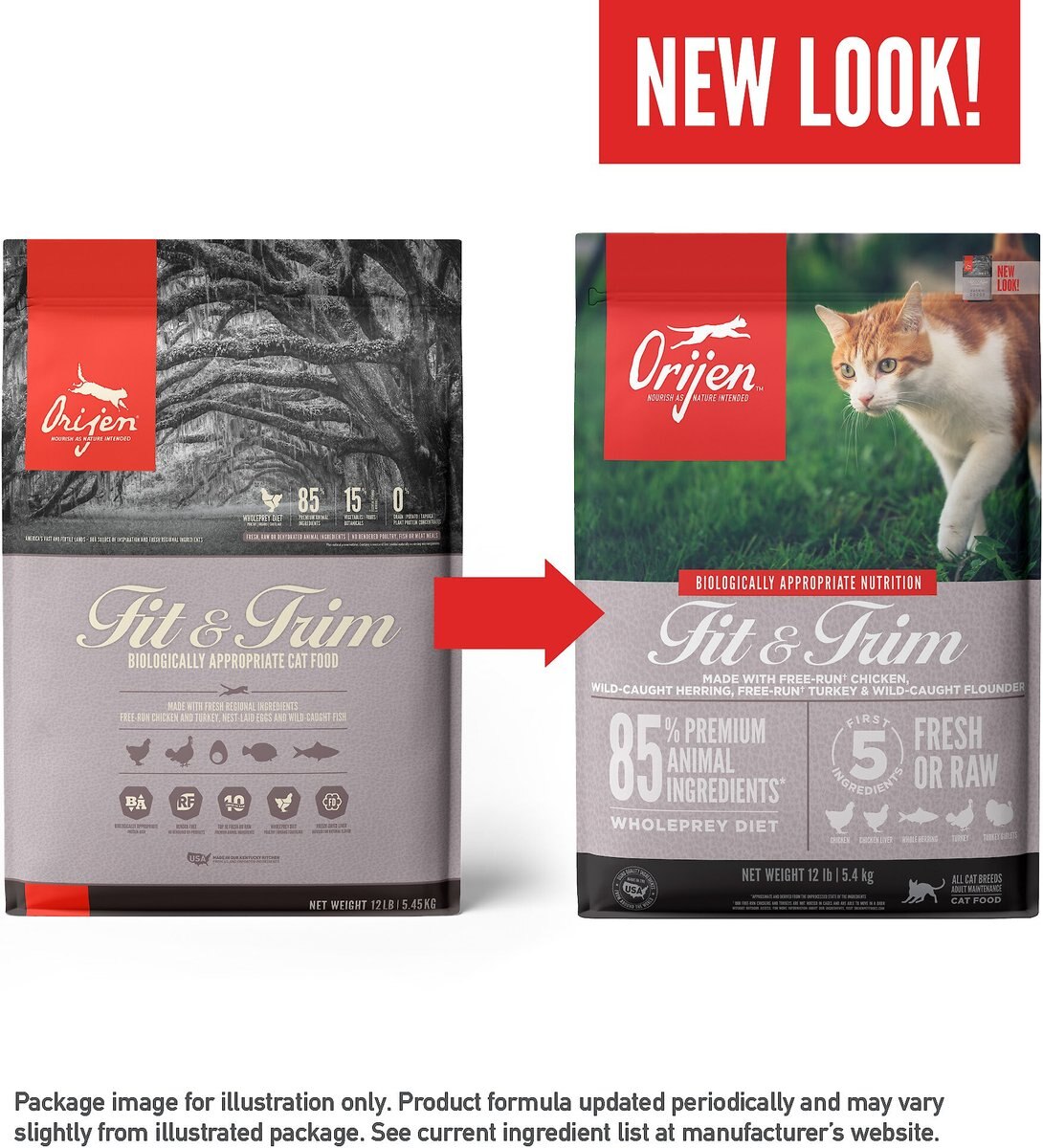 ORIJEN Fit and Trim Grain-Free Dry Cat Food