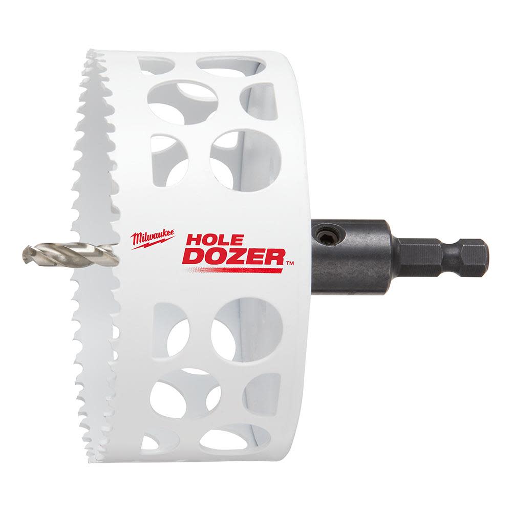 Milwaukee 4 HOLE DOZER™ Bi-Metal Hole Saw with Arbor ;