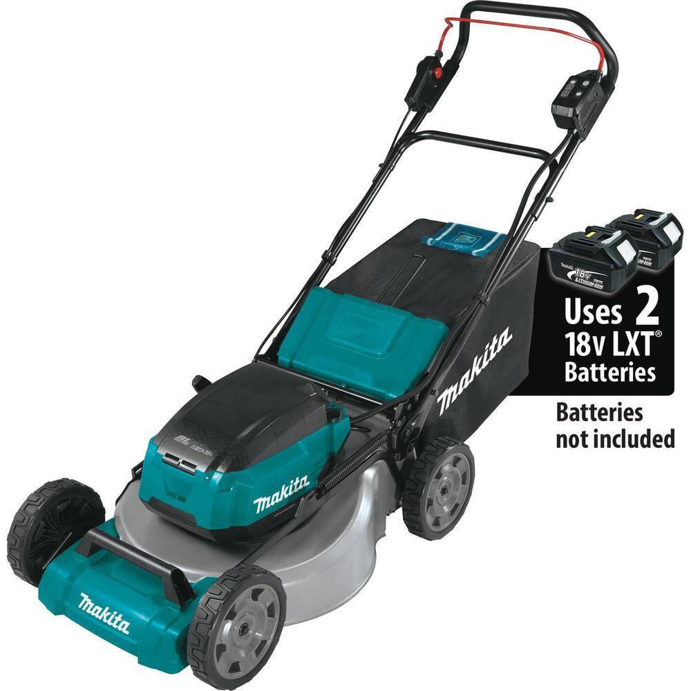 Makita 21 in. 18-Volt X2 (36-Volt) LXT Lithium-Ion Cordless Walk Behind Push Lawn Mower Tool-Only XML07Z