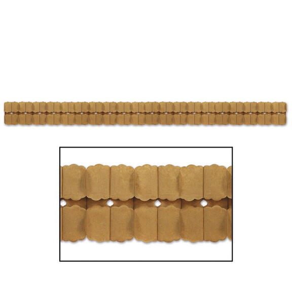 Beistle 59875 Kraft Paper Leaf Garland  4  189 x...