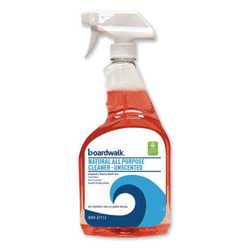 Boardwalk Natural All Purpose Cleaner | Unscented， 32 oz Spray Bottle， 12