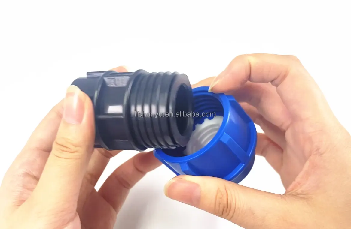 Factory Price PP Compression Fittings PP Reducing Coupling for PE Pipes Water Supply and Irrigation