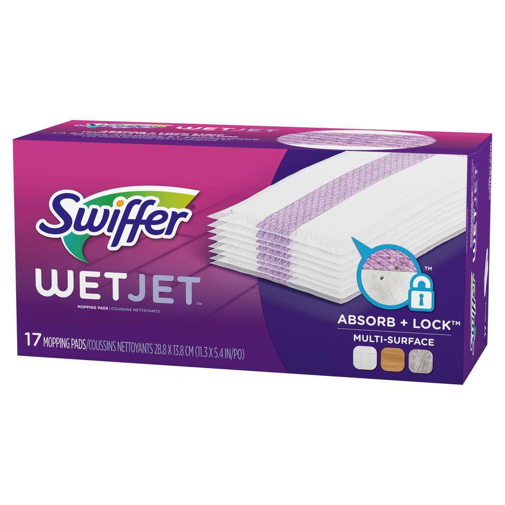 Swiffer WetJet Original Cleaning Refill Pads Unscented (17-Count) 003700082729