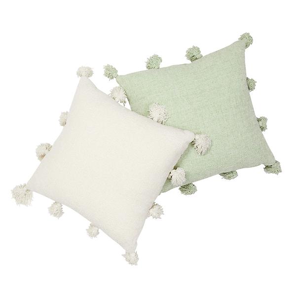 Dormify Mackenzie Knit Tassel Square Pillow