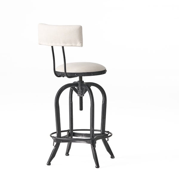 Stirling 29-inch Adjustable Backed Barstool by Christopher Knight Home