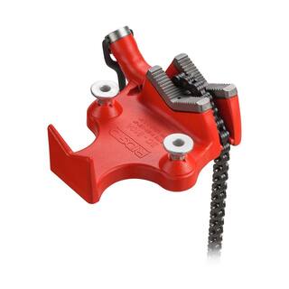 RIDGID 18 in. to 8 in. Pipe Capacity Top-Screw Bench Chain Vise Model BC810A (Includes Pipe Rest  Bender) 40215