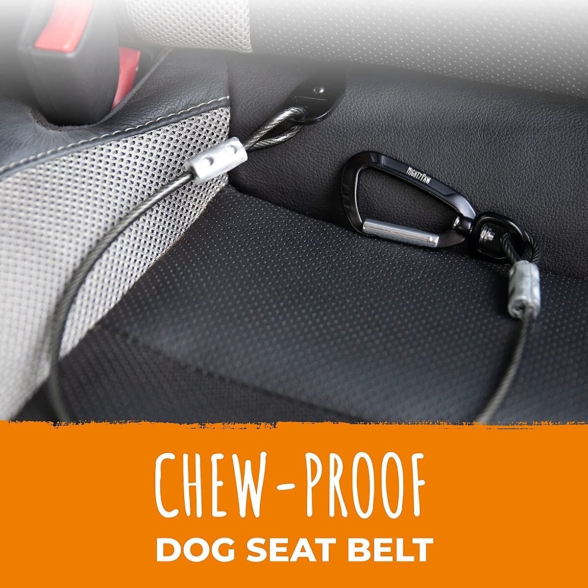 Mighty Paw Chew Proof Dog Car Safety Belt