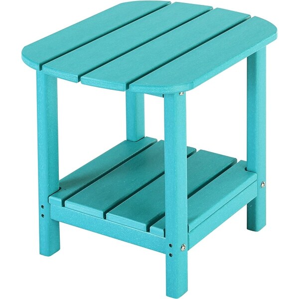 Double Adirondack Side Table，Outdoor Side Tables