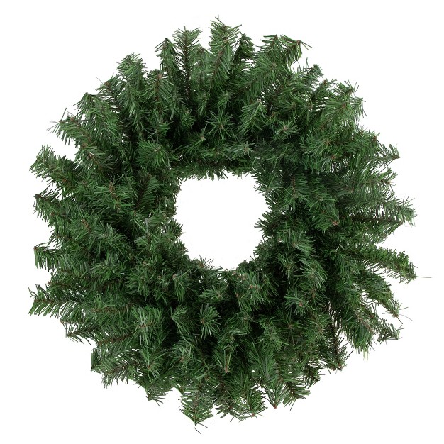 Unlit Canadian Pine Artificial Christmas Wreath