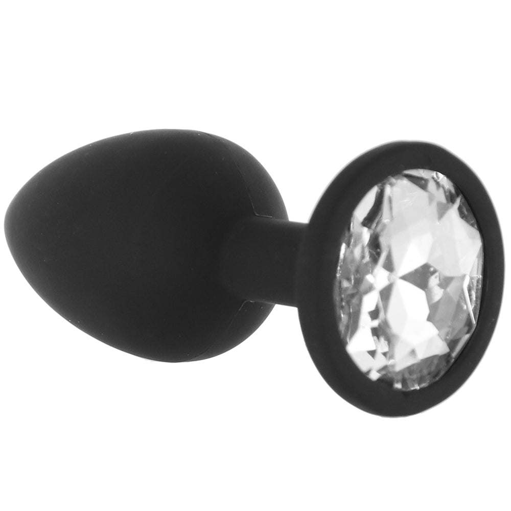 Black & White Silicone Butt Plug