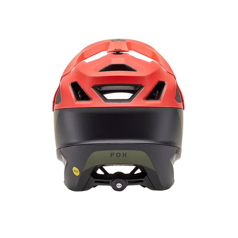 Fox Racing Dropframe Pro MTB Helmet - NYF - Orange Flame