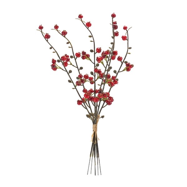 Winter Berry Twig Bundle (Set of 6)