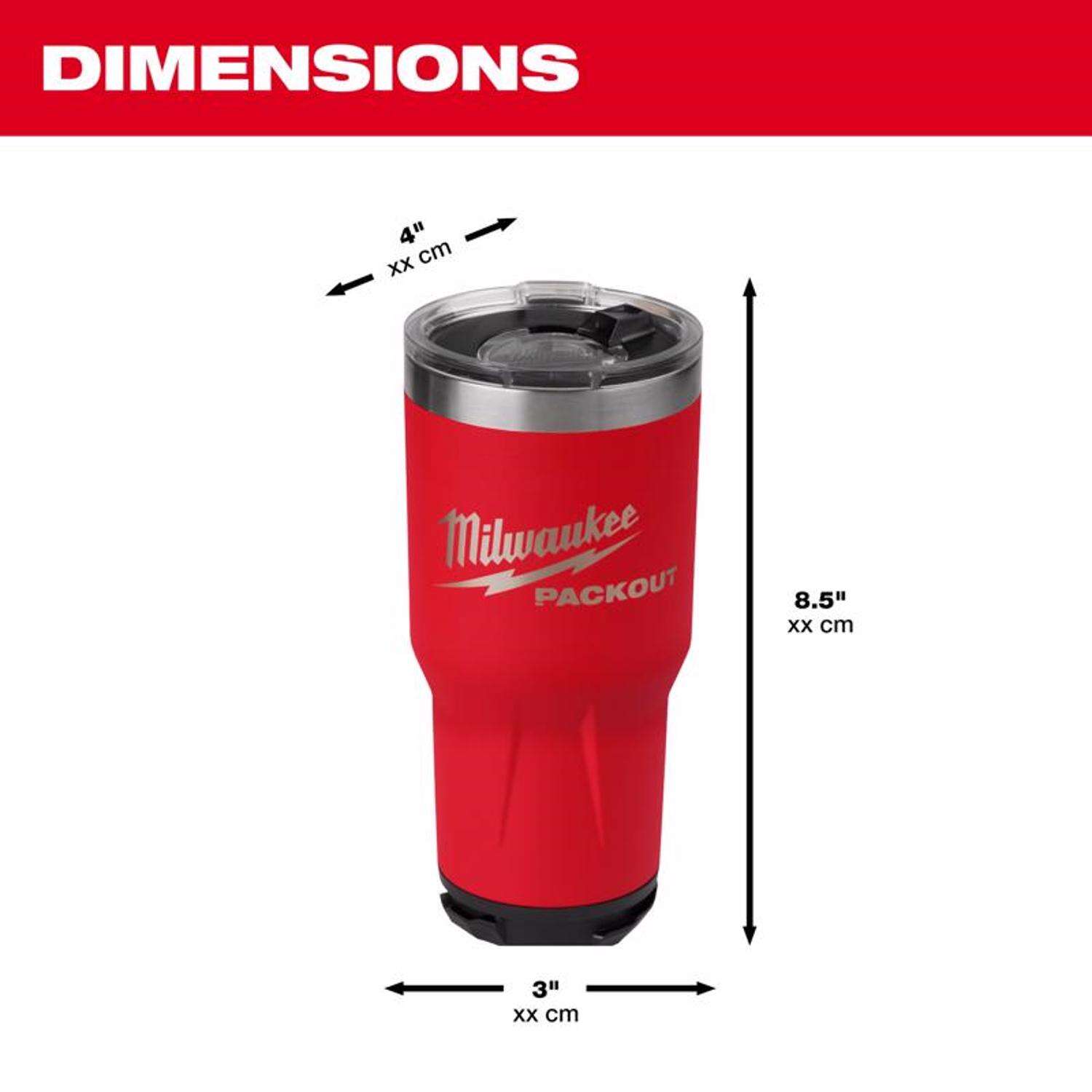 MW Packout 30 oz Red Tumbler