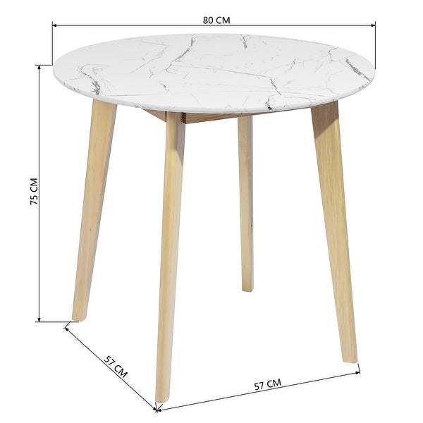 31.5 Inch Round Dining Table