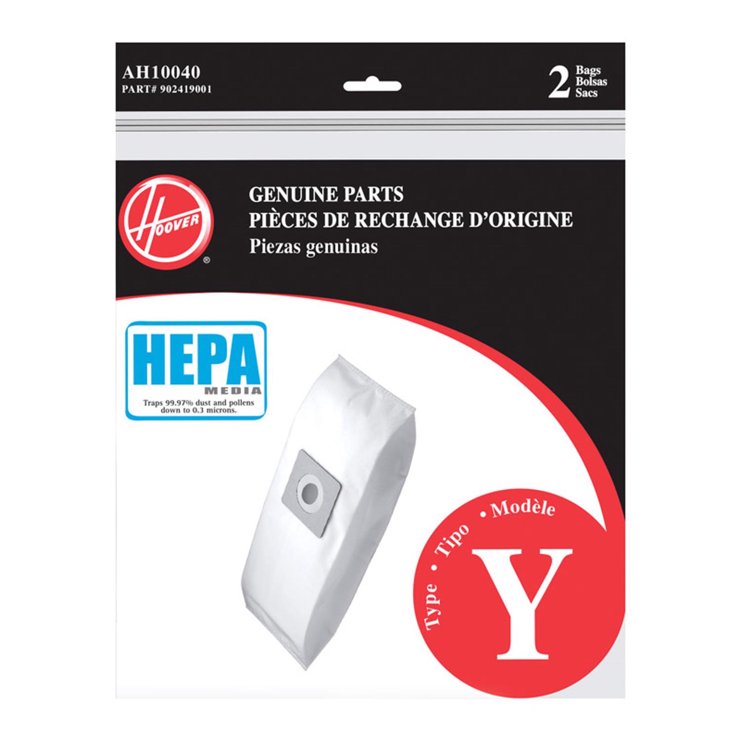 Hoover Hepa Vacuum Bag For Bag 2 pk