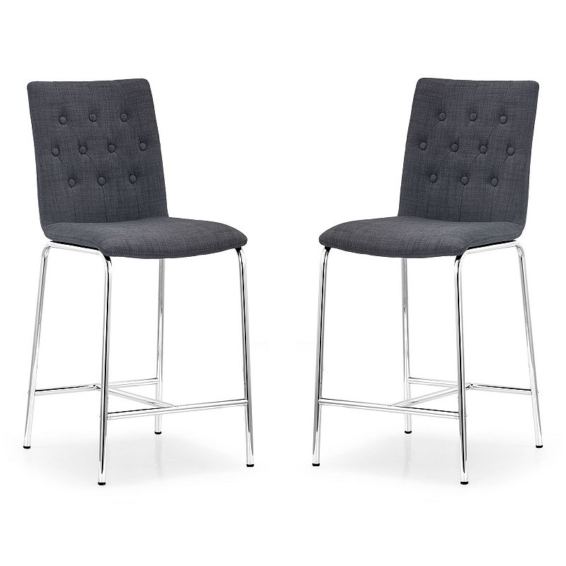 Zuo Modern 2-piece Uppsala Counter Chair Set