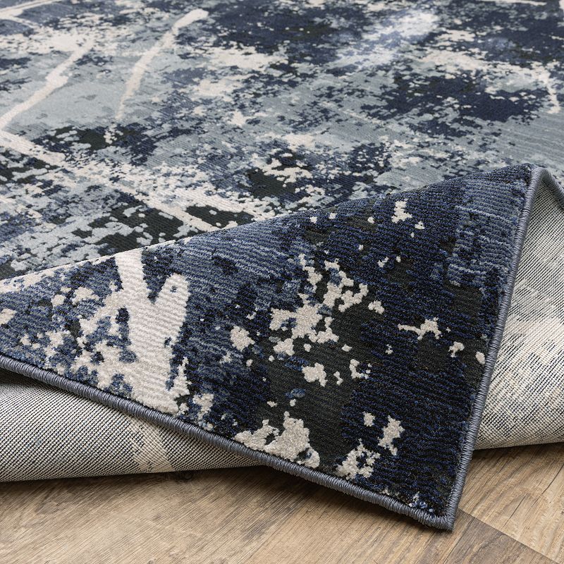 StyleHaven Cameron Crashed Modern Abstract Area Rug