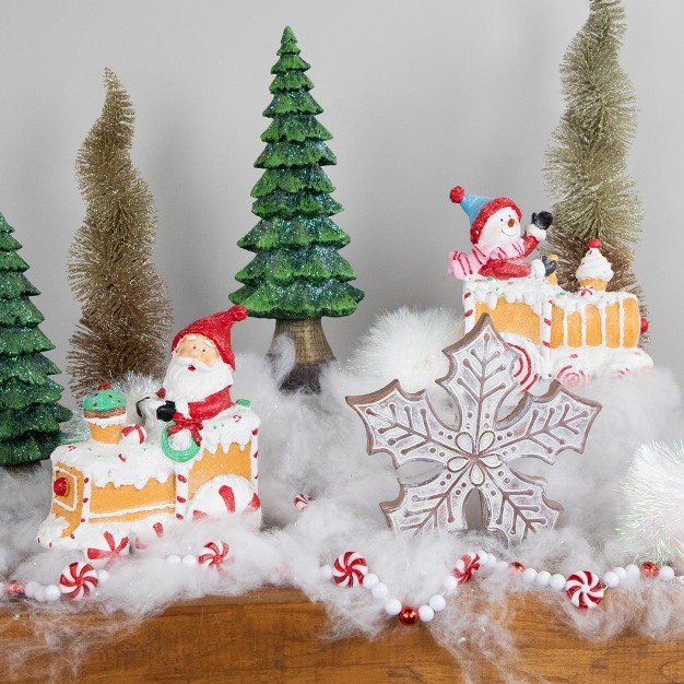 White Snowflake Christmas Tabletop Decoration