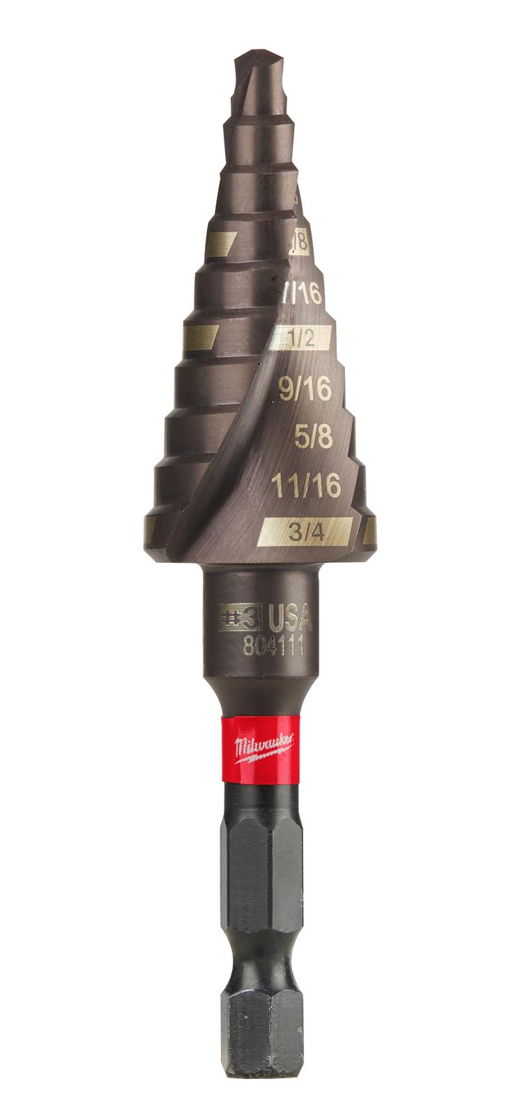 Milwaukee Tool 48-89-9243 Milwaukee SHOCKWAVE Impact Duty Step Drill Bits