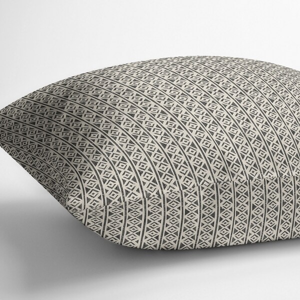 ZANE CREAM Indoor|Outdoor Pillow By Kavka Designs