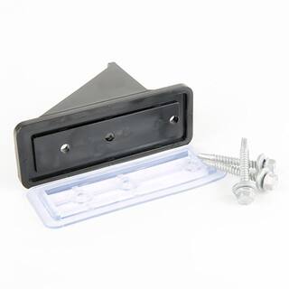 Black Commercial Bulk Pack Snow Guards Perfect Seal Gaskets and Screw (50-Quantity) APMINI_BLACK_50