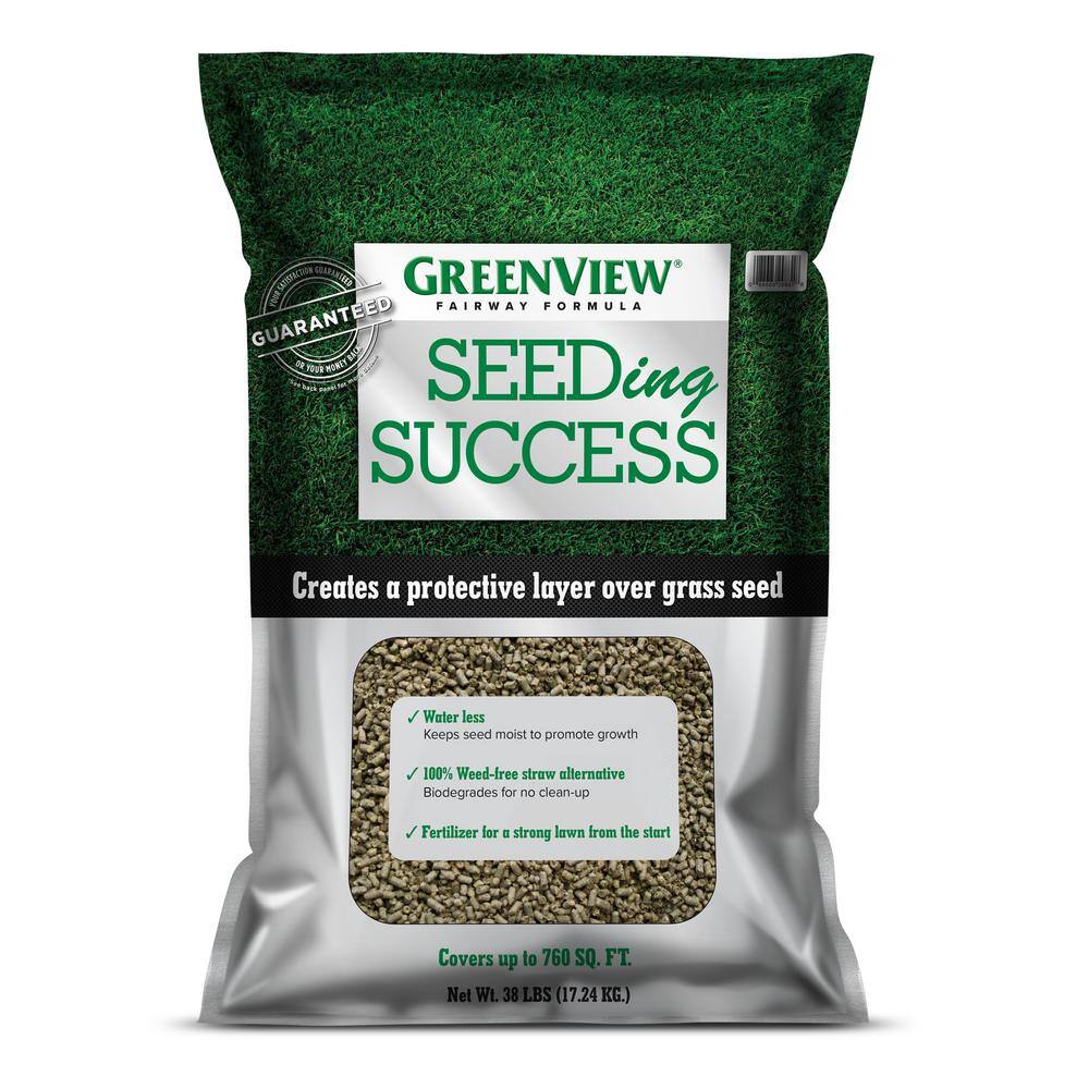 GreenView 38 lbs. Fairway Formula Seeding Success Biodegradable Mulch with Fertilizer 2329832