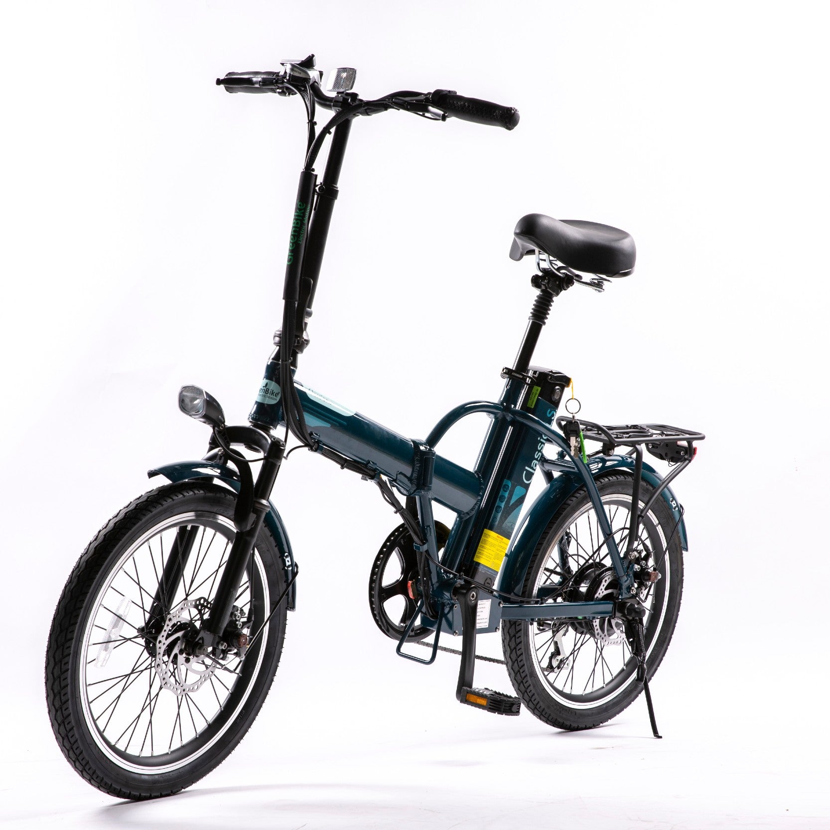 Green Bike Electric Classic HS Slim Folding Ebike 36V