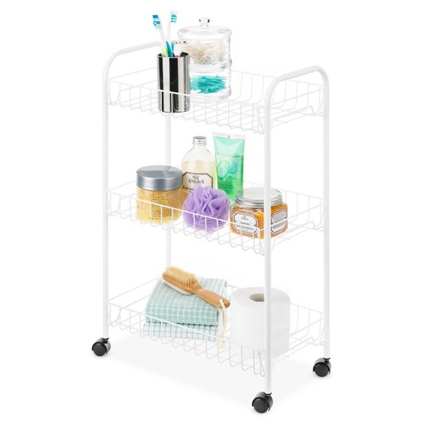 Whitmor Small Household Cart White