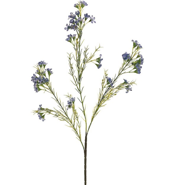 Blue Waxflower Artificial Decorative Spray