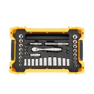 DW 14 in. and 38 in. Drive Mechanics Tool Set with Toughsystem Trays (131-Piece) DWMT45402