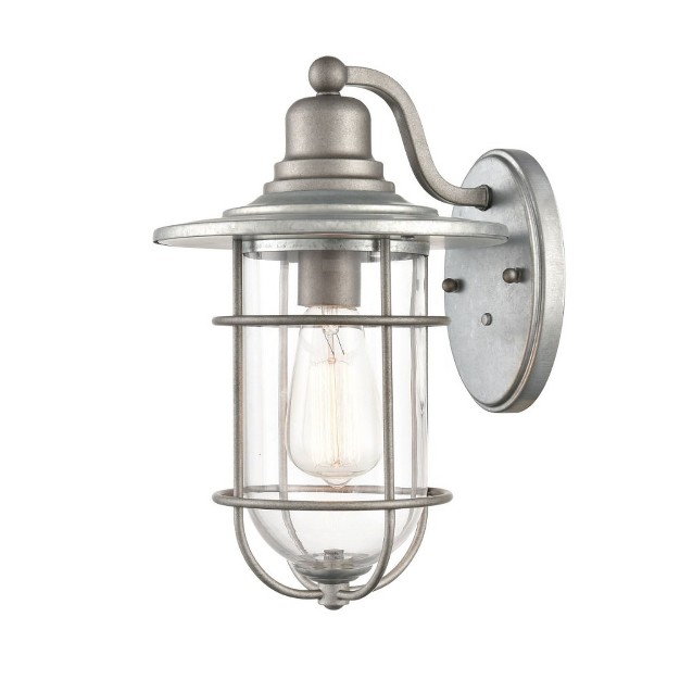 Millennium Lighting X 1 Light Wall Light Galvanized