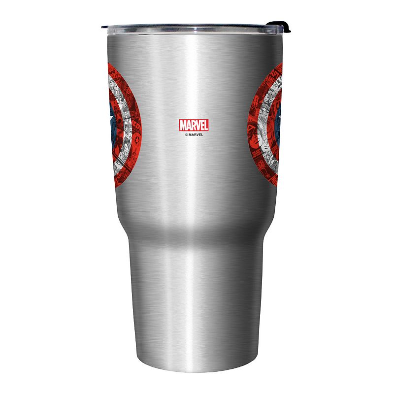 Marvel Capitan America Comicbook Shield 27-oz. Travel Mug